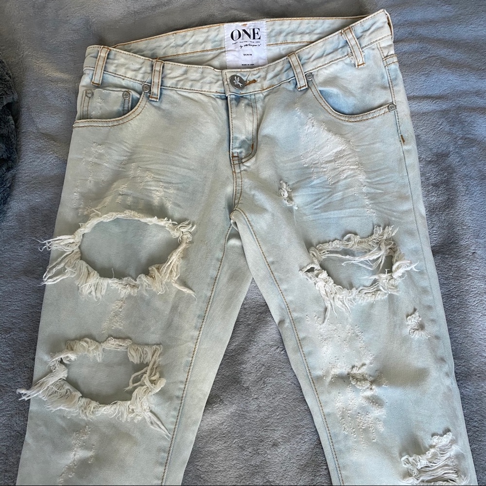 One Teaspoon Ripped Jeans - Picture 6 of 13